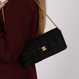 Chanel 2000 Black Pony Hair COCO East West Flap BGHW