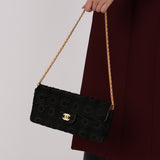 Chanel 2000 Black Pony Hair COCO East West Flap BGHW