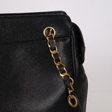 Chanel 1995 Caviar Triple CC Tote Bag 24K GP