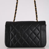 Chanel 1996 Lambskin Small Diana Bag 24K GP