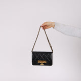 Chanel 2017 Lambskin Golden Clasp Wallet on Chain