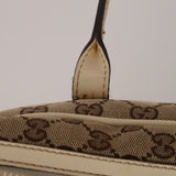 Gucci Beige GG Canvas New Britt Boston Bag