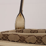 Gucci Beige GG Canvas New Britt Boston Bag