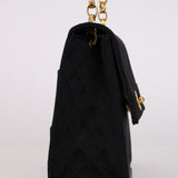 Rare Chanel 1991 Satin Bijoux Turnlock Mini Kelly Bag 24K GP