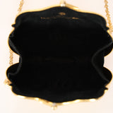 Rare Gucci Gold GG Metal Shell '1970s' Minaudière