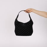Gucci Suede GG Small Hobo