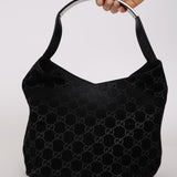 Gucci Suede GG Small Hobo