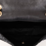 Chanel 2015 Sequin Embroidered Medium Single Flap Bag GHW