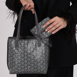 Goyard Grey Goyardine Mini Anjou