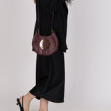 Loewe Bordeaux Leather Joyce Hobo
