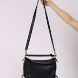 Rare Loewe Black Laced Medium Puzzle Bag