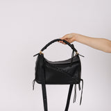 Rare Loewe Black Laced Medium Puzzle Bag
