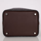Hermès 2020 Havana Swift and Gris Moyen Wool Picotin 18 PM PHW