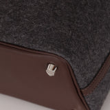Hermès 2020 Havana Swift and Gris Moyen Wool Picotin 18 PM PHW