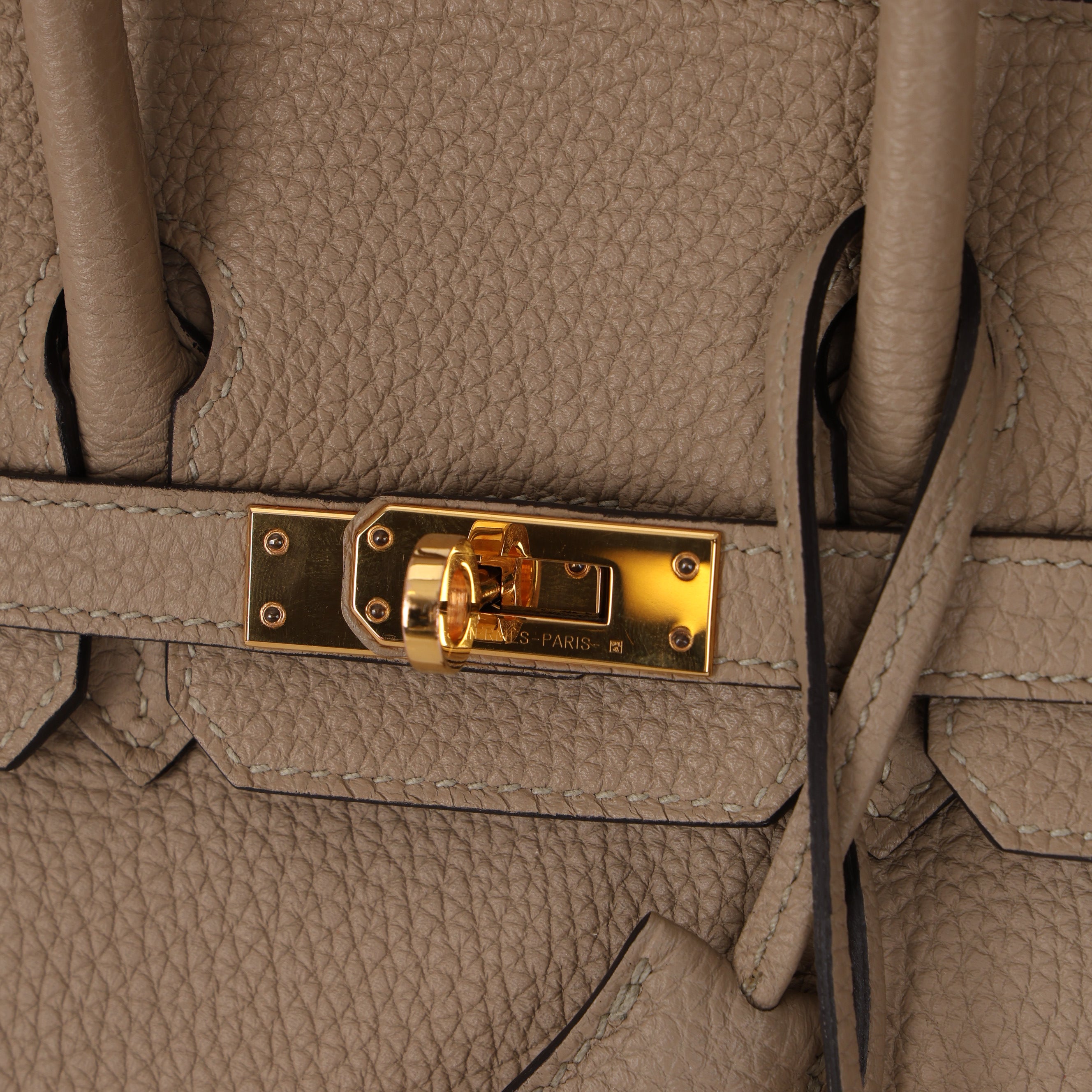 Hermès Birkin 25 Gris Tourterelle Togo 2018 GHW