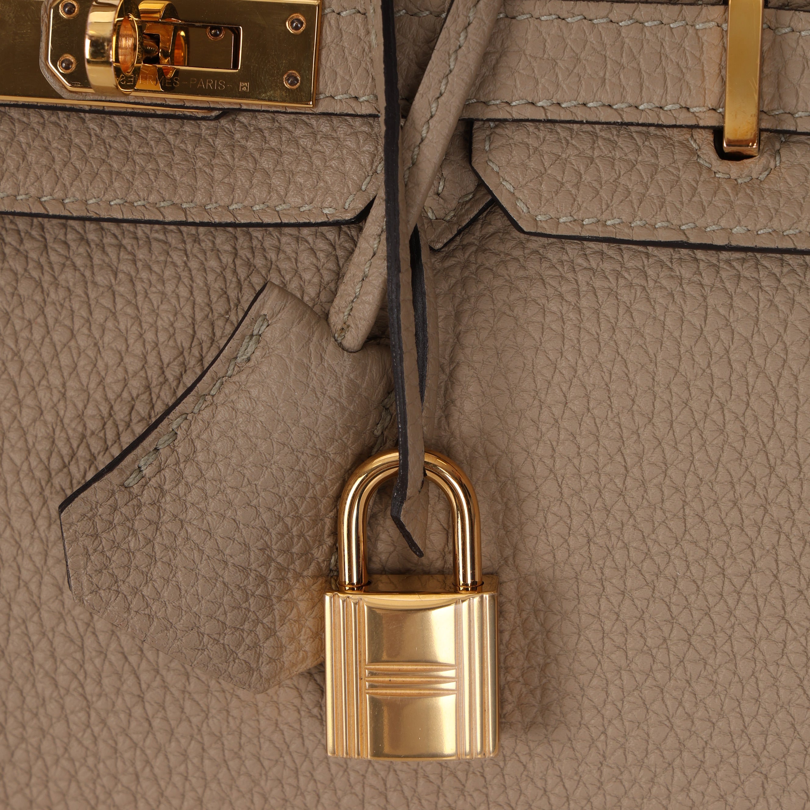 Hermès Birkin 25 Gris Tourterelle Togo 2018 GHW