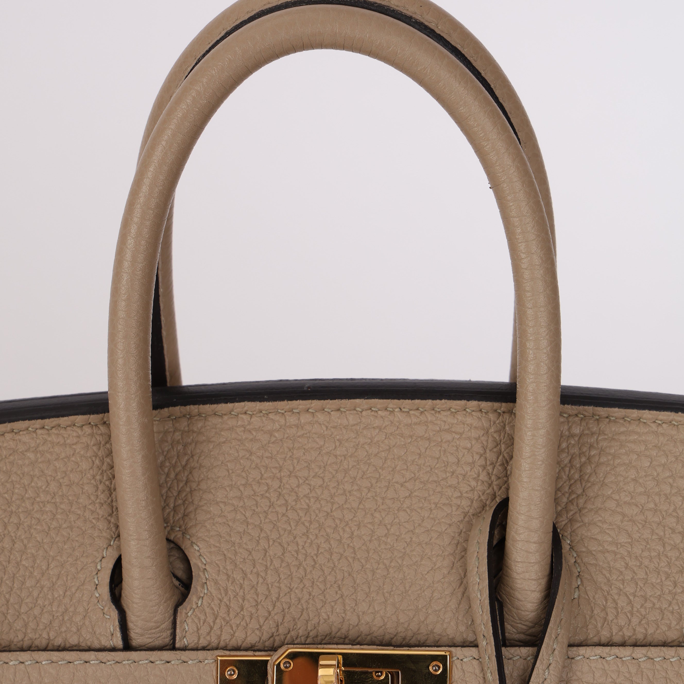 Hermès Birkin 25 Gris Tourterelle Togo 2018 GHW