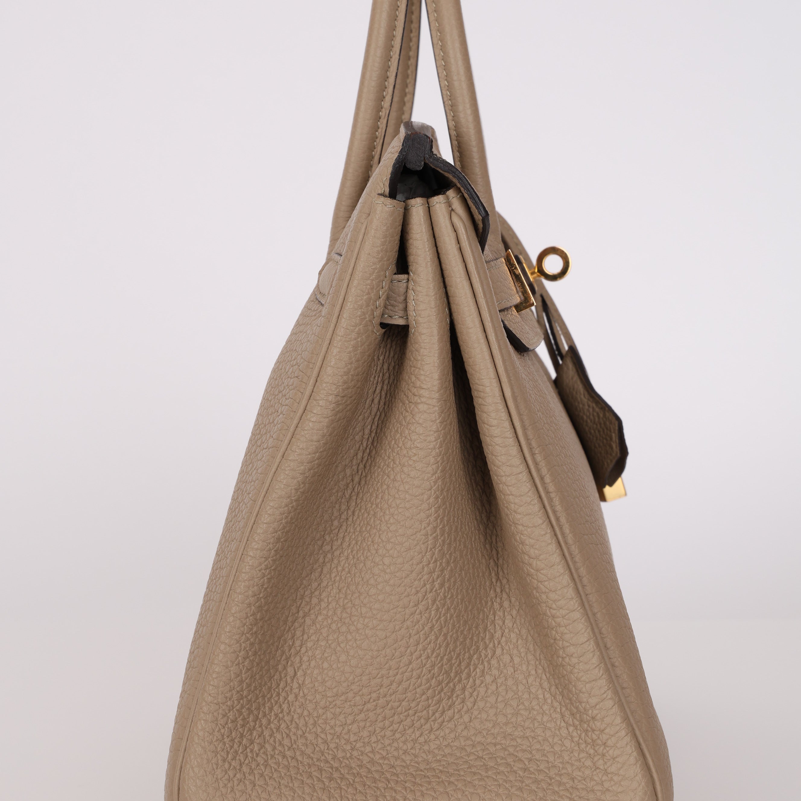 Hermès Birkin 25 Gris Tourterelle Togo 2018 GHW
