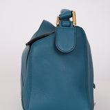 Limited Edition Loewe x Studio Ghibli Lagoon Blue Calfskin 'Boh Mouse' Small Puzzle Bag