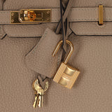 Hermès Birkin 25 Gris Tourterelle Togo 2018 GHW