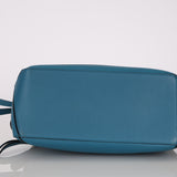 Limited Edition Loewe x Studio Ghibli Lagoon Blue Calfskin 'Boh Mouse' Small Puzzle Bag