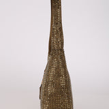 Saint Laurent Metallic Astres Satin Crystal-Embellished Le 5 á 7 Mini Hobo