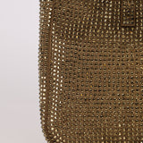 Saint Laurent Metallic Astres Satin Crystal-Embellished Le 5 á 7 Mini Hobo