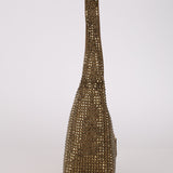 Saint Laurent Metallic Astres Satin Crystal-Embellished Le 5 á 7 Mini Hobo