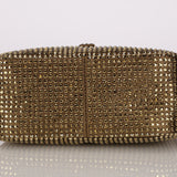 Saint Laurent Metallic Astres Satin Crystal-Embellished Le 5 á 7 Mini Hobo
