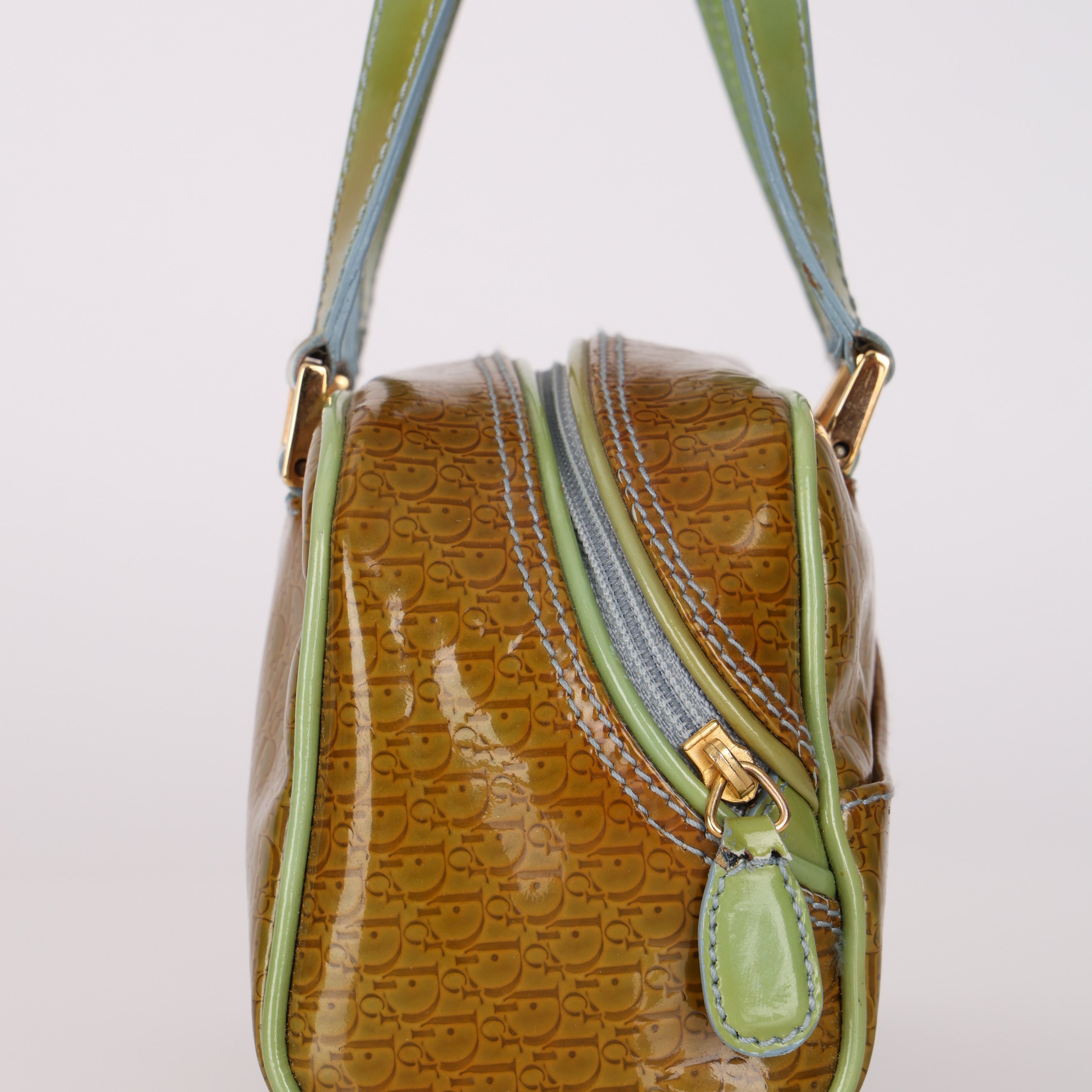 Dior 2001 Lime Patent Diorrisimo Mini Bag