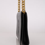 Saint Laurent Black Grain de Poudre Belle De Jour Clutch