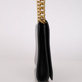 Saint Laurent Black Grain de Poudre Belle De Jour Clutch