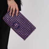 Bottega Veneta Anaconda Intrecciato Turnlock Clutch
