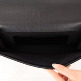 Saint Laurent Black Grain de Poudre Belle De Jour Clutch