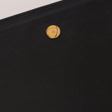 Saint Laurent Black Grain de Poudre Belle De Jour Clutch
