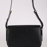 Prada Brushed Leather Small Emblème Crossbody Bag