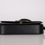 Prada Brushed Leather Small Emblème Crossbody Bag