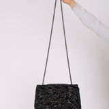 Chanel 2010 Paris-Shanghai Strauss Swarovski Crystal CC Tweed Medium Single Flap Bag