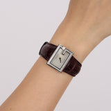 Gucci 100L Alligator Diamond Watch 30mm
