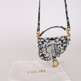 Ultra-Rare Dior 2022 Beaded Micro Saddle with Strap