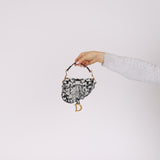 Ultra-Rare Dior 2022 Beaded Micro Saddle with Strap