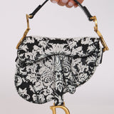 Ultra-Rare Dior 2022 Beaded Micro Saddle with Strap