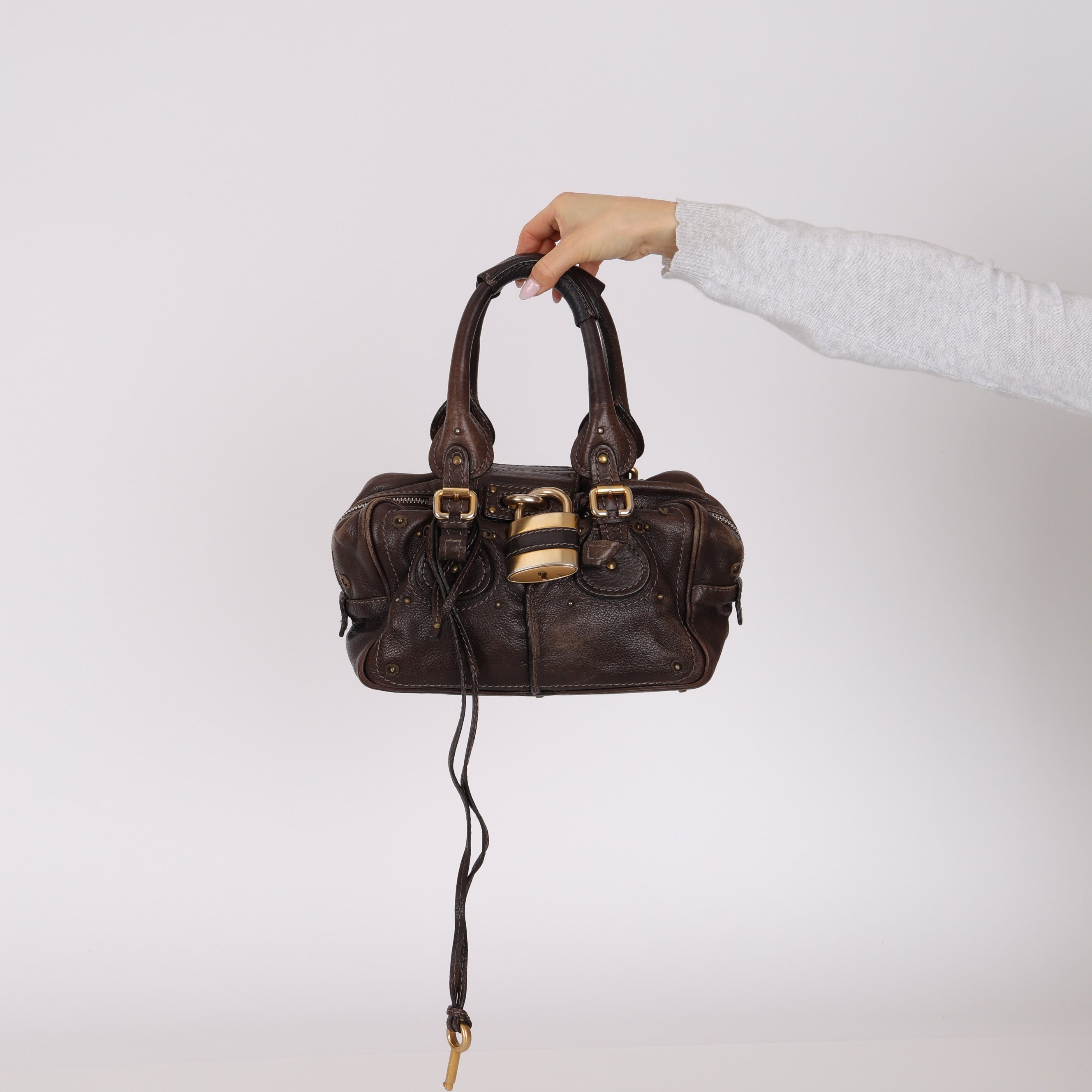 Chloe Brown Mini Paddington Bag