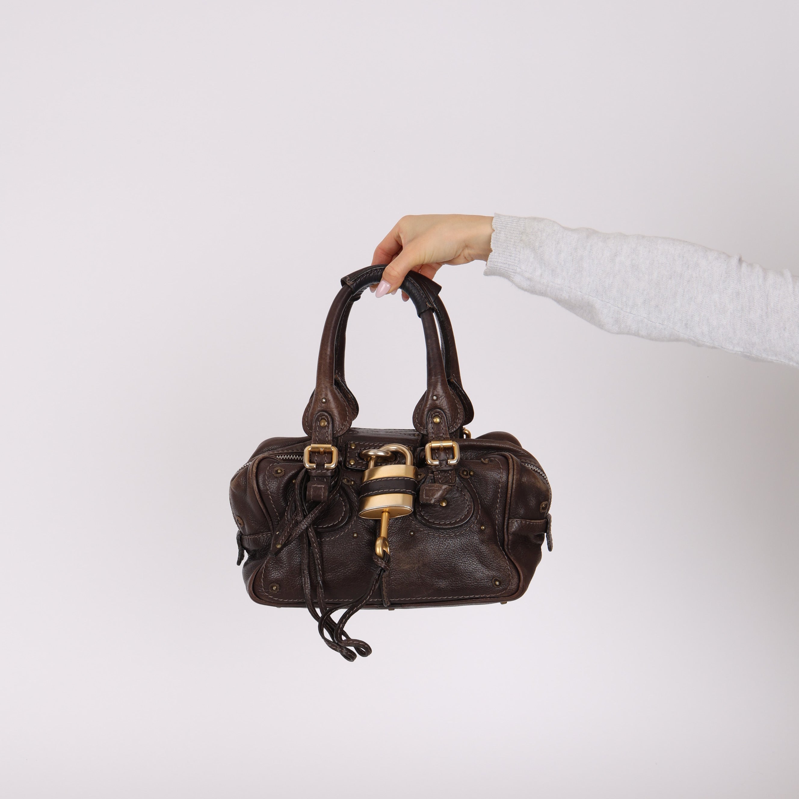 Chloe Brown Mini Paddington Bag