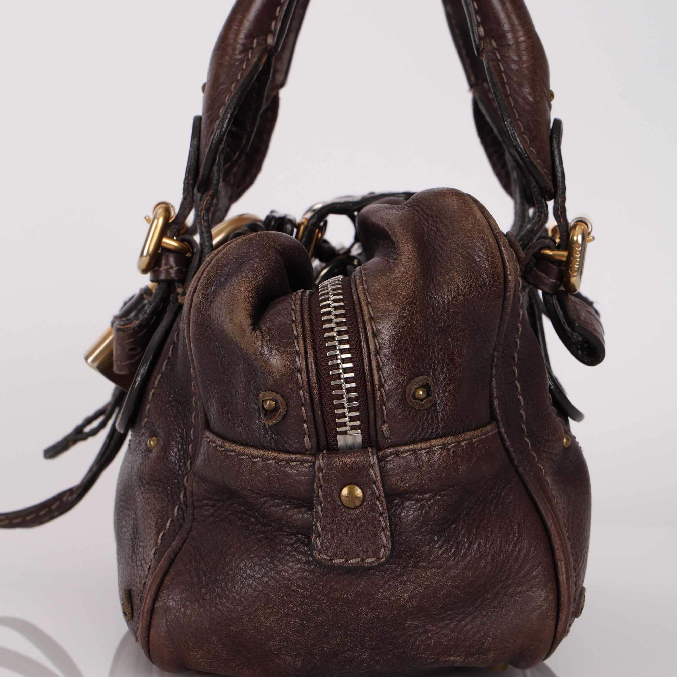 Chloe Brown Mini Paddington Bag