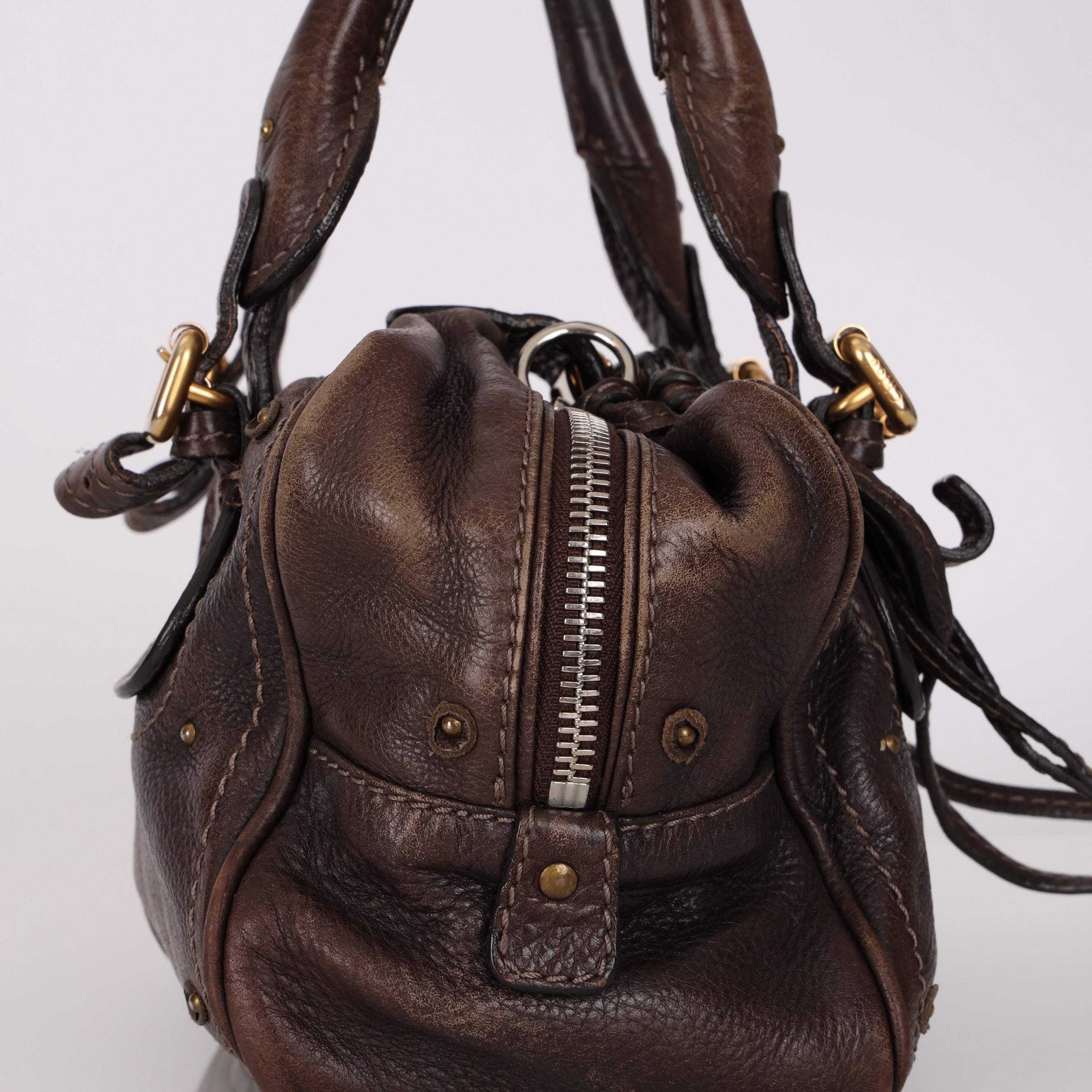 Chloe Brown Mini Paddington Bag