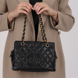 Chanel 2004 Caviar Petite Timeless Tote 24K GP