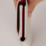 Limited Edition Louis Vuitton Ivory Taurillon Capucines Capushell Mother of Pearl Compact Trifold Wallet