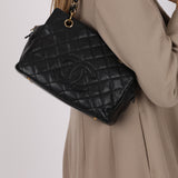 Chanel 2004 Caviar Petite Timeless Tote 24K GP