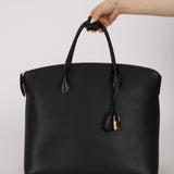 Limited Edition Louis Vuitton Black Calfskin Haute Maroquinerie Lockit GM